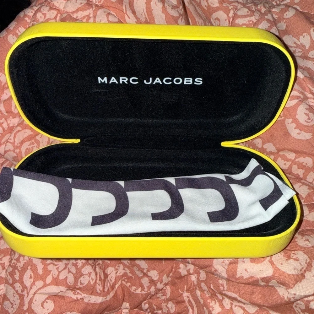 Marc Jacobs Transparent Sunglasses with Dark Lenses NWOT